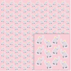 elephant girl pattern