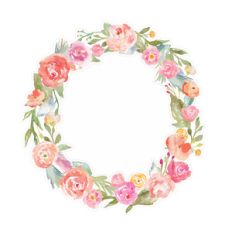 floral monogram letter o