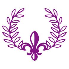 fleur de lis laurel