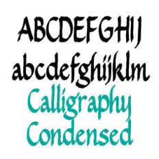 ld calligraphy condensed