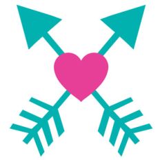 heart crossed arrows