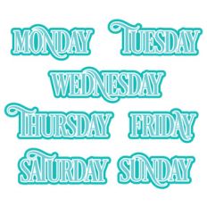 layered days of the week