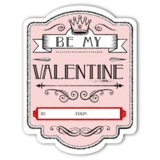 valentine printable - be my valentine