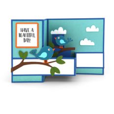 pop up box card beautiful day