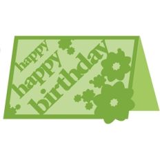 happy happy birthday card