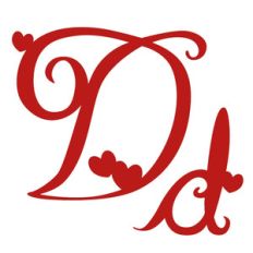 d romantic monogram