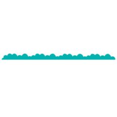 scallop doodle cloud border