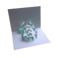 seaside pier popup card