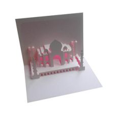 taj mahal popup card