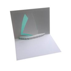 sail boat popup card