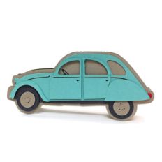 citroen 2cv car card