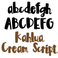 zp kahlua cream script