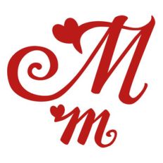 m romantic monogram