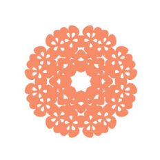cute flower doily