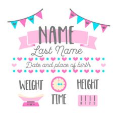 baby girl nursery art
