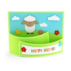 a2 flexi card easter sheep