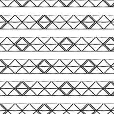 tribal triangle pattern