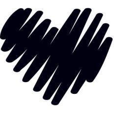 scribble heart