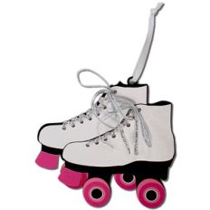 roller skates gift tag