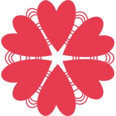 heart doily
