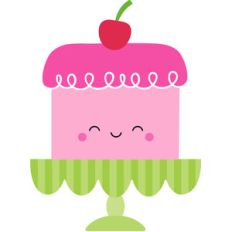 cherry cake - cream and sugar