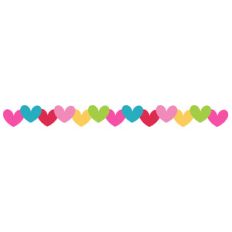 heart border - cream and sugar