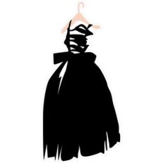 classy black dress