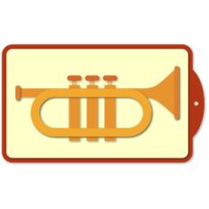 musical tag trumpet