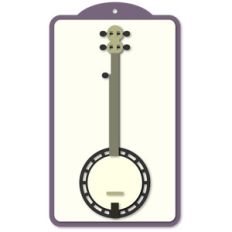 musical tag banjo