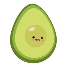 kawaii avocado