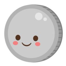 kawaii gumball coin