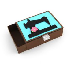 matchbox drawer card sewing machine