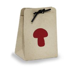 mushroom favor bag