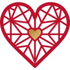 heart mandala valentine