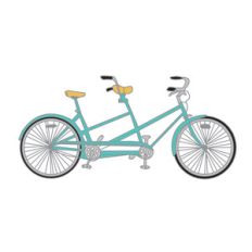 cute bike for two