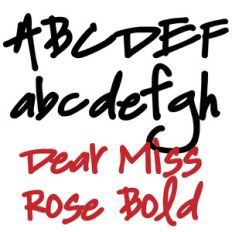 snf dear miss rose bold