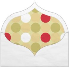 fancy curved envelope with liner