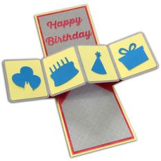 twist pop-up birthday card