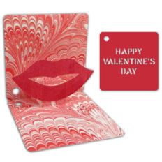 valentine pop-up gift tag