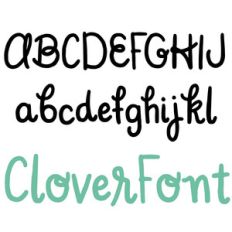 clover font