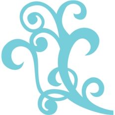 'water' flourish