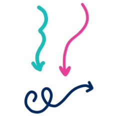 doodle arrows set