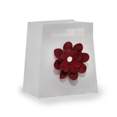 flower straight handle bag