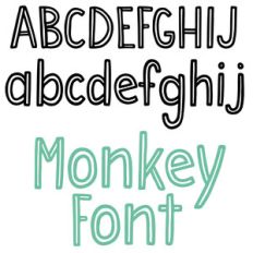 monkey font