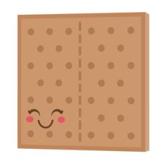 cute graham cracker character