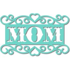 mom ornate frame