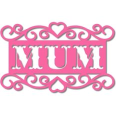 mum ornate frame