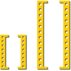 brackets set - dots