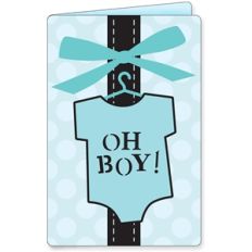 baby boy card