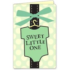 sweet little one card